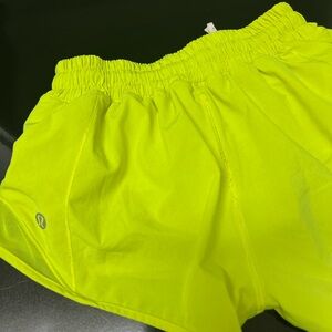 lululemon athletica Women's Bright Yellow Athletic Shorts